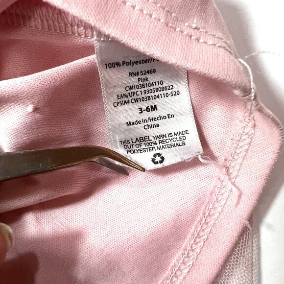 Wonder Nation Baby Tutu Skirt 3-6M Pink Gold Dots Tulle Glitter Waist - Picture 5 of 5